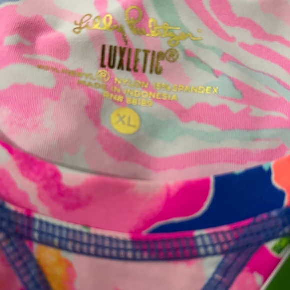 Lilly Pulitzer XL luxletic meryl nylon top new & rare - Picture 4 of 10